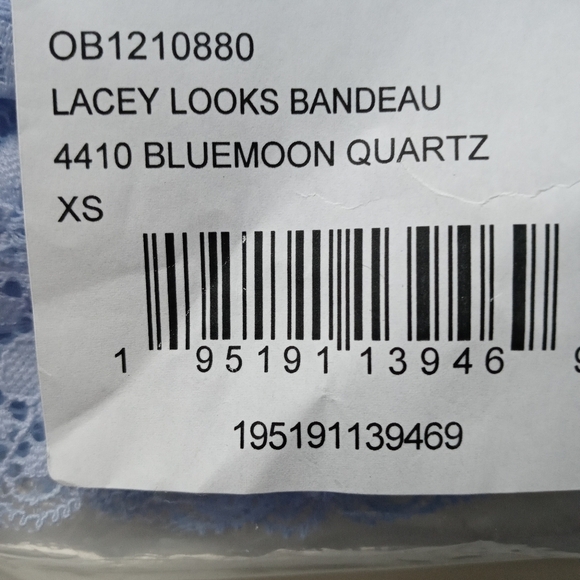 Free People Womens's Quartz Lacey Looks Bandeau- Blue Moon. Size: XS. - Picture 13 of 13